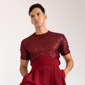 Camiseta Brillante Roja _2