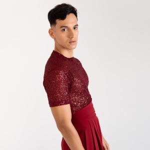 Camiseta Brillante Roja _1